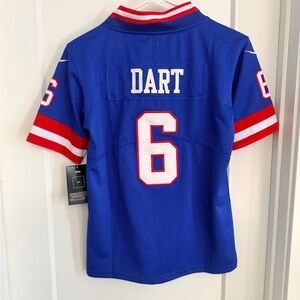 Small Youth (8) New York Giants Jaxson Dart #6
